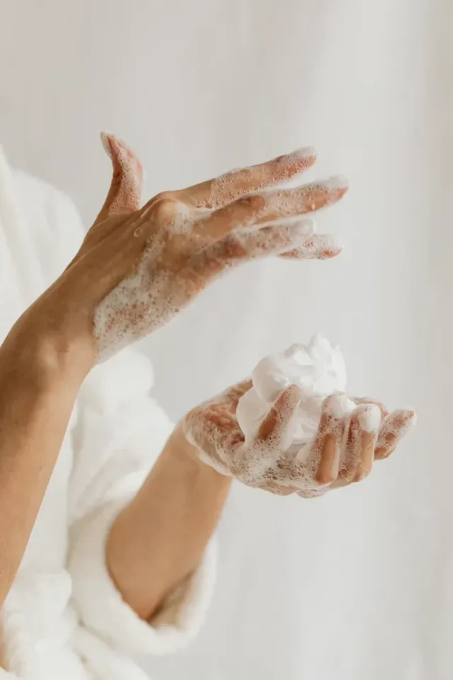 Research and development of cosmetic products in a laboratory